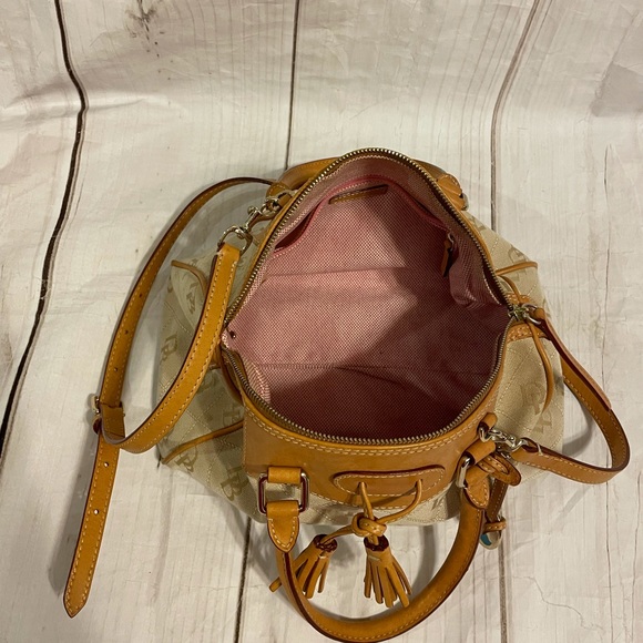 Dooney and Bourke mini domed tassel satchel - Picture 10 of 12